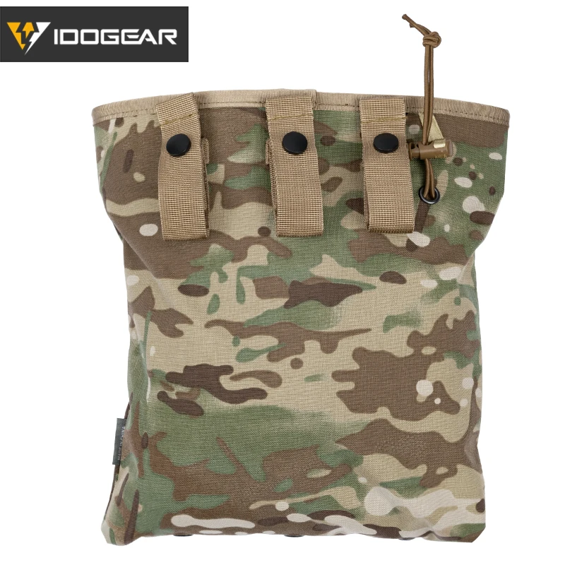IDOGEAR MOLLE Magazine Dump Pouch Тактический Магнитный Drop Pouch Recycling Bag сумка для хранения 3550