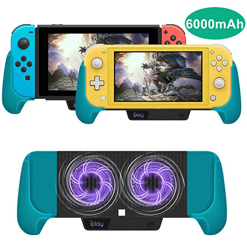 

Nintend Switch Lite Accessories Cooling Charging Gamepad Joystick Power Bank Grip Cooler Charger Stand Dock Protective Case