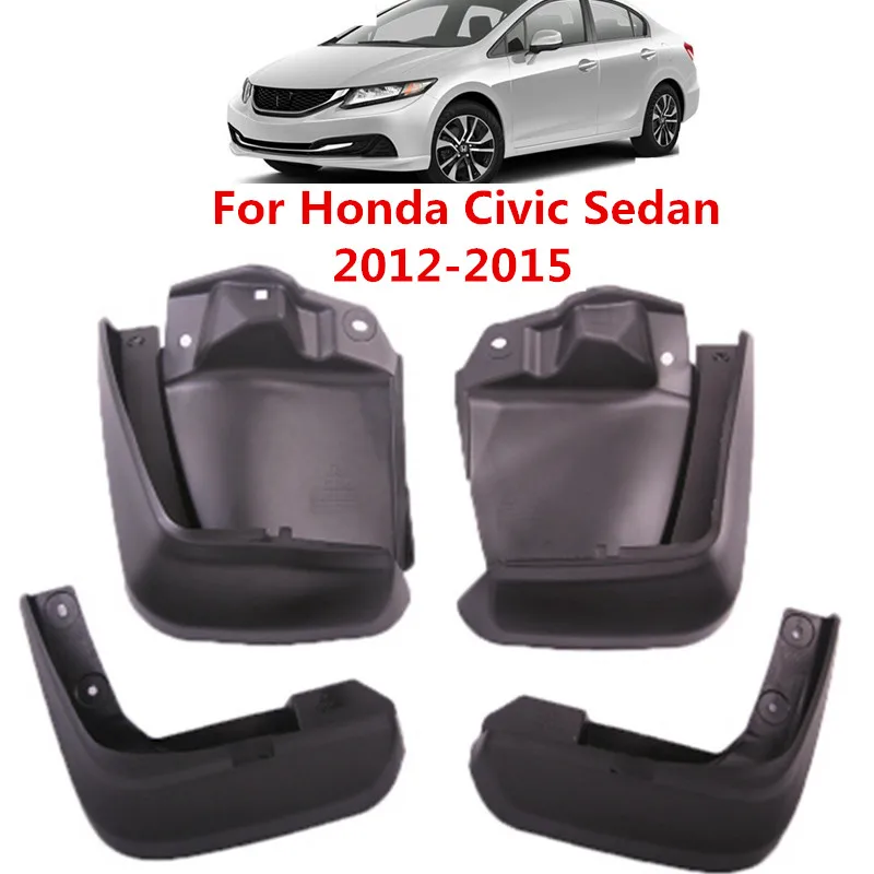 Автомобильный брызговик s для Honda Civic sedan 2006-(десятое поколение) брызговики брызговик крыло брызговиков - Цвет: Civic 2012 -2015