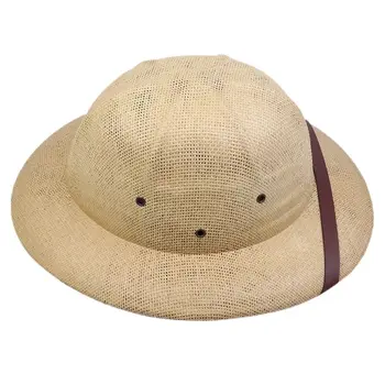 

Beekeeping Hats Straw Weaved Beekeeper Cap Anti Bee Insect Bite Protector 67JB