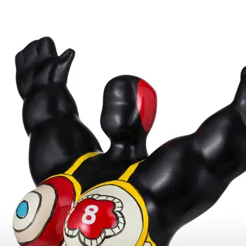 

Sculpture Dashing Fat Woman Fiberglass Sculpture Exaggerative Modeling Decorative Ornament For Home Office