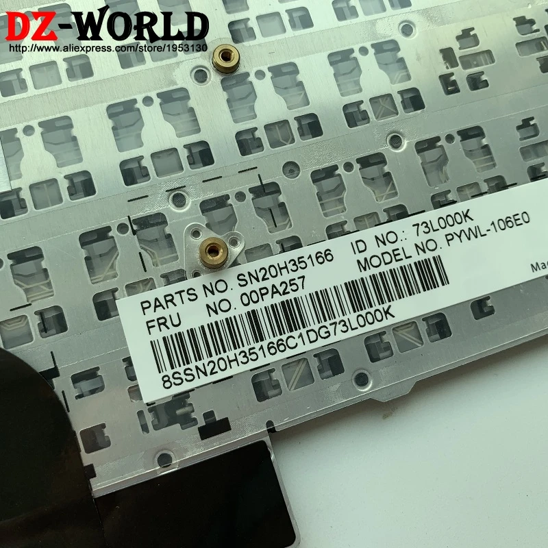 Teclado do Portátil para Lenovo Nova Originais Teclado Espanhol Thinkpad P50 P70 00pa339 Sn20h35166 00pa257 Las es - Imagem 2