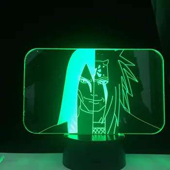 

Jiraiya Acrylic 3d Lamp Naruto Nightlight for Kids Bedroom Decor Cool Gift Table Lamp Anime Led Night Light Naruto Orochimaru