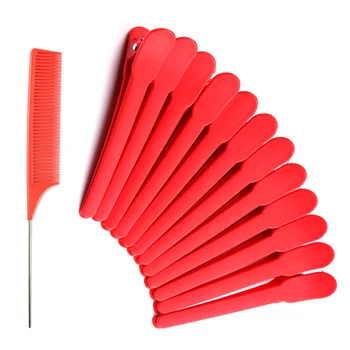 

Hair Clip Hairdressing Comb Barber Positioning Clip Hair Salon Highlight Frosted Duckbill Clips Hairstyle Partition Styling Tool