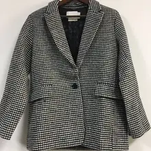 Женское пальто, осень и зима, новинка, куртка с отворотом на пуговицах