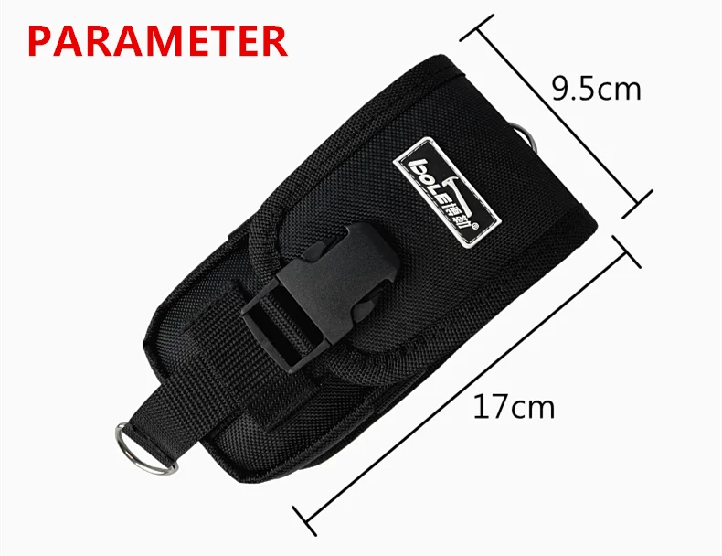 BOLE Mobile Phone Bag 1680D Work Waist Bag Tool Belt DIY Nylon Canvas Storage Pouch Bag Holder Tool Organizer tech tool bag