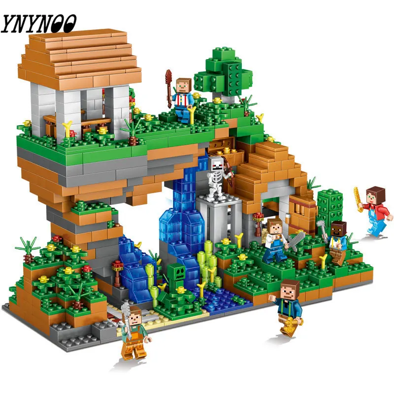 

957pcs Children's building blocks toy Compatible Legoingly city Square World Yosemite Falls figures Bricks best gifts