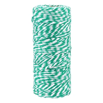 

1 Roll Cotton Twine Pretty Practical Colored Wrapping Twine Packaging String Packing Rope for Crafts Christmas Arts