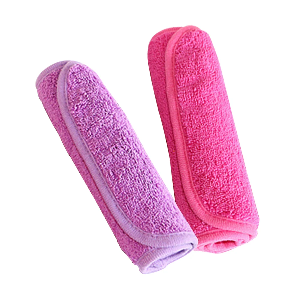 

2pcs Soft Protection Antibacterial Clean Microfiber Reusable Makeup Remover Cloth Face Towel Wash Tools Pads Facial Cleansing