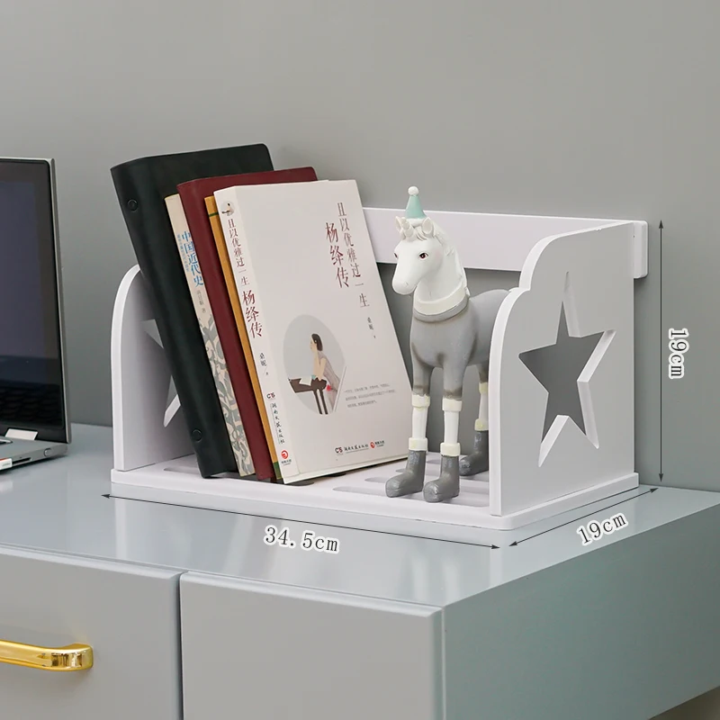 Простая и простая настольная книжная полка школьные полки для хранения