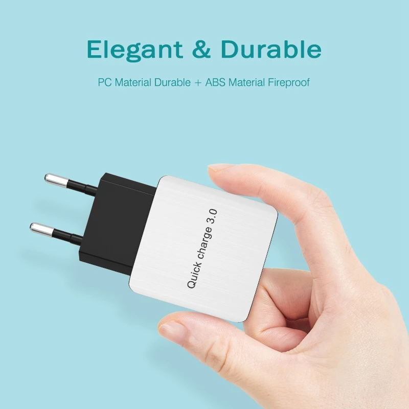OREY 18 Вт быстрое зарядное устройство QC 3,0 USB зарядное устройство для iPhone X Quick Charge 3,0 зарядное устройство для телефона адаптер для Xiaomi Mi 9