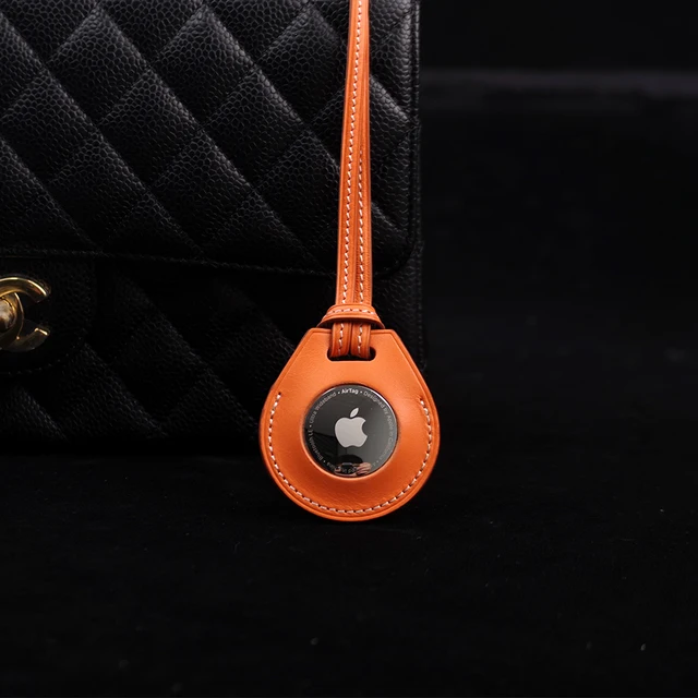 Étui AirTag, porte-clé en cuir véritable, Baseus pour hermès, pour Apple  AirTag, dispositif de suivi, manchon de protection, pare-chocs