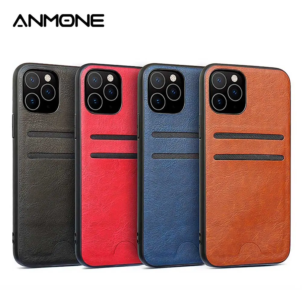 ANMONE Роскошный Ретро Чехол из искусственной кожи для iPhone 11 pro max держатель карт