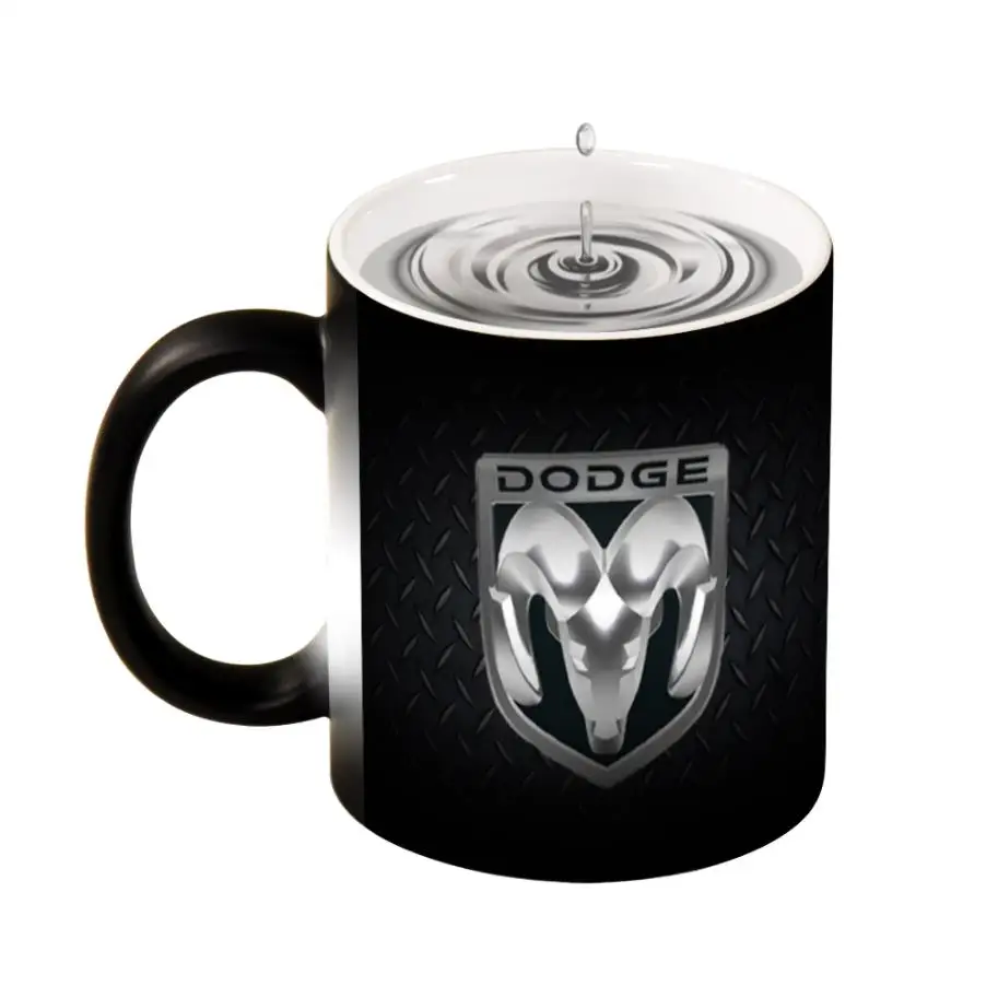 Кружка dodge 2021 волшебная керамическая кружка для кофе воды детские чашки