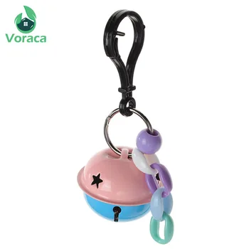 

7pcs Pet Parrot Hanging Chewing Toy Set Bite Rattan Balls Grass Swing Bell Parakeet Cage Accessories Supplies Pet Bird