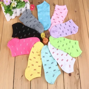 

5pairs Autumn Winter Women Socks Lovely Cute Sock for Girls Winter Thick Warm Cotton Ankle Sock for Ladies Christmas Gifts