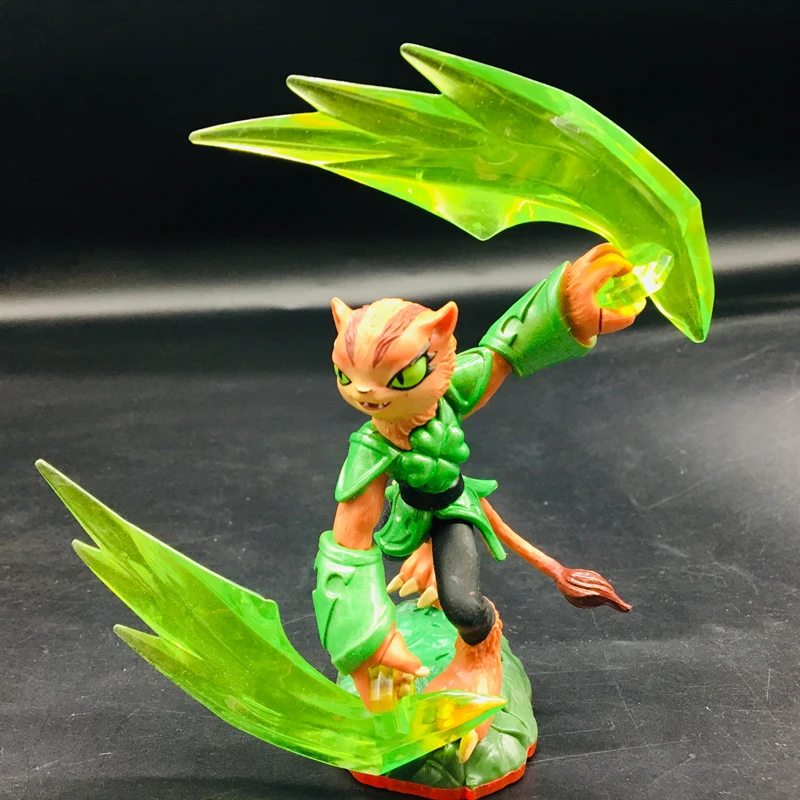 Skylanders Spyro Приключения Коллекционная команда дерево Человек Дракон молния стержень фигурка Модель Коллекция игрушки для детей - Цвет: Коричневый