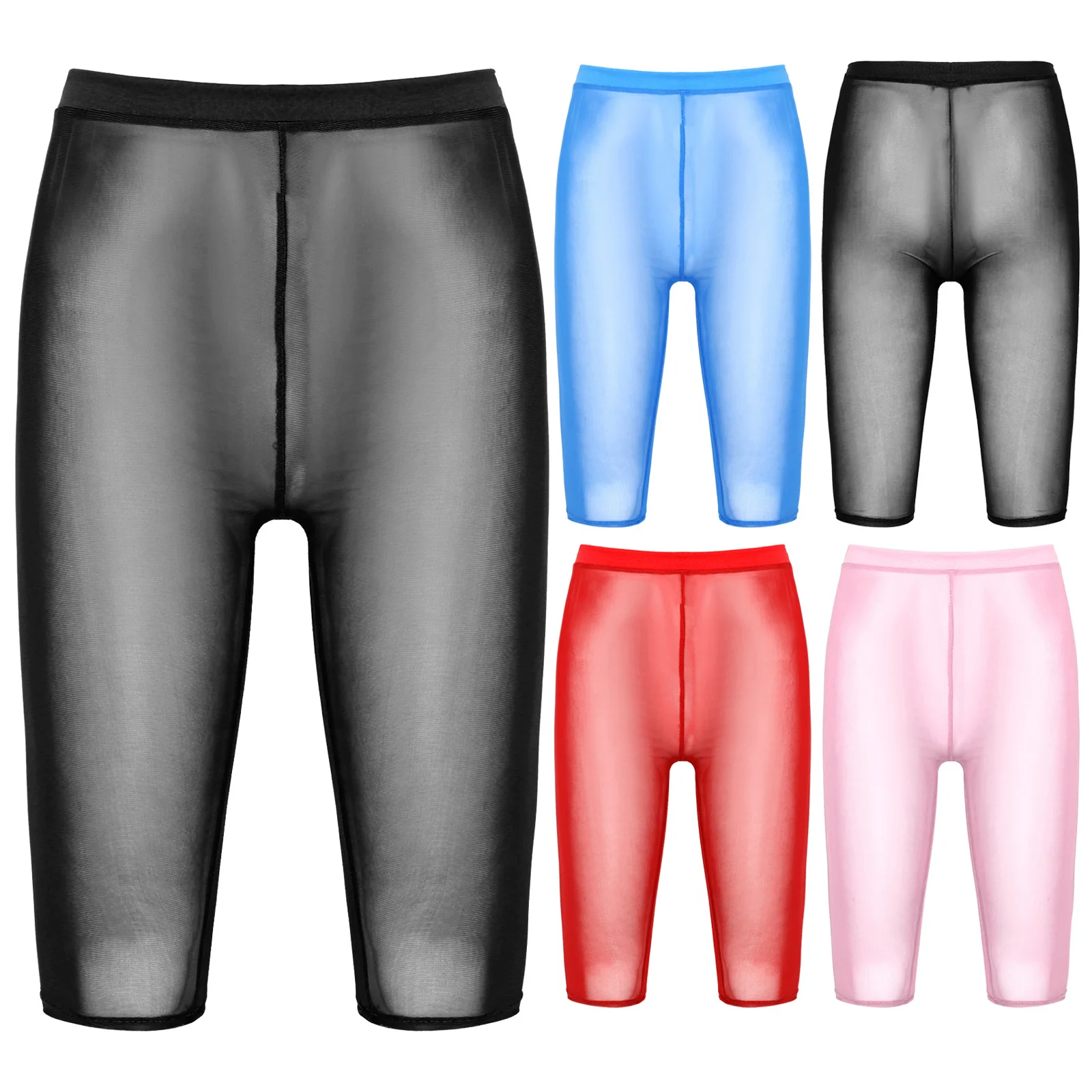 Pantaloncini a rete trasparenti Sexy da donna iiniim Leggings corti  trasparenti da donna in tinta unita con elastico in vita per allenamento in  palestra Fitness|Shorts| - AliExpress