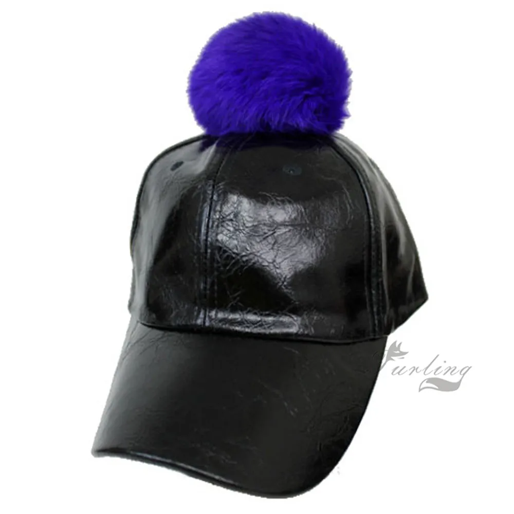 20PCS DIY Handmade 8cm Soft Faux Fur Pom Pom Ball for Beanie Hats Crafts Keychain Key Ring Accessories