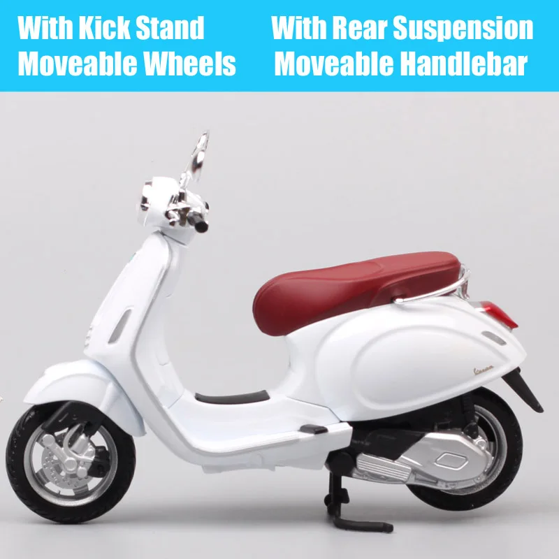Children's 1/12 Maisto Piaggio Vespa Primavera 150 Scooter Toy Motorcycle  Scales Diecast Model Touring Bike Thumbnails Vehicle -  Railed/motor/cars/bicycles - AliExpress