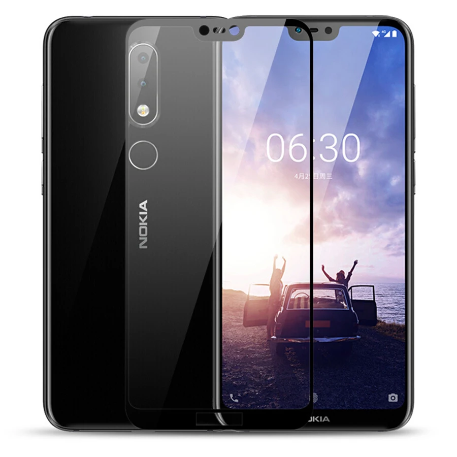 Для Nokia 3,1 5,1 6,1 7,1 Plus 5D полное покрытие из закаленного стекла для Nokia 8,1 полное покрытие протектор экрана