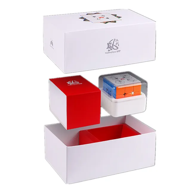 NEW QiYi X-Man Tornado V2 M 3x3x3 Magnetic Speed Cube Professional X MAN Magic Cube Puzzle Cubo Magico Adjustable Toys for Child 1