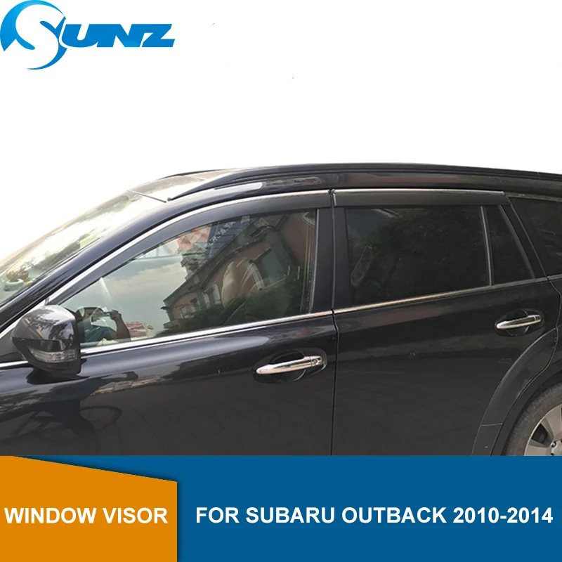 Боковое окно дефлекторы защита от дождя для Subaru Outback 2010 2011 2012 2013 2014 оконный