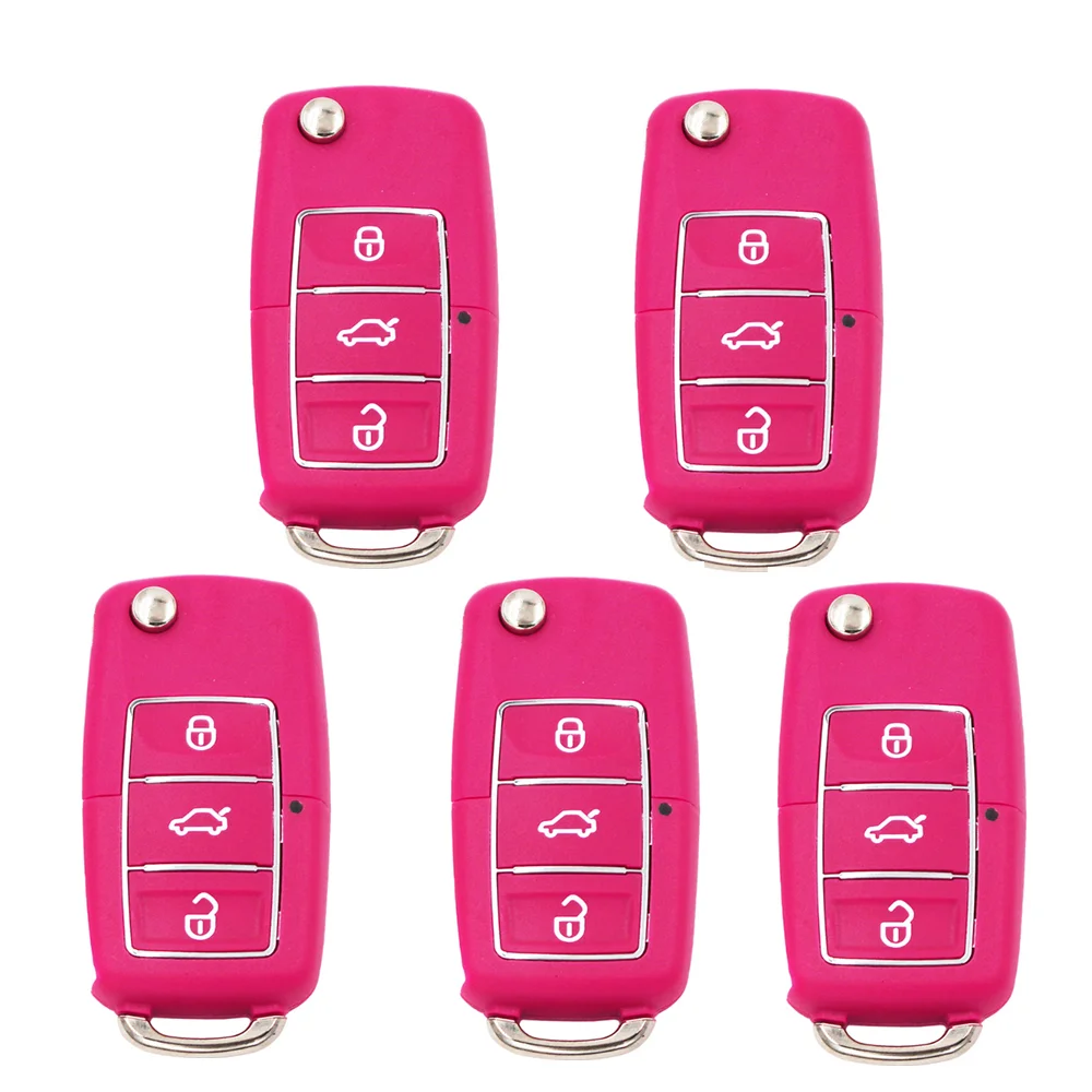 KEYDIY B01-3 розовый B-Series универсальный 3 кнопки пульт дистанционного управления