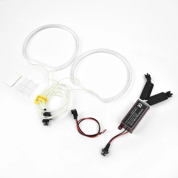 

Auto Angel Eye Ring 4Pcs White 8000K Halo Rings For BMW E36 E46 E39 Parts