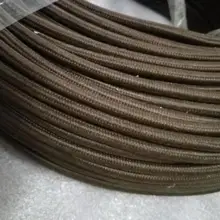 1/3/5/10M винтажная лампочка эдисона шнур 3 Core 0,75 мм круглые тканевые Электрический кабель в оплетке подвесной светильник шнур; кабель питания