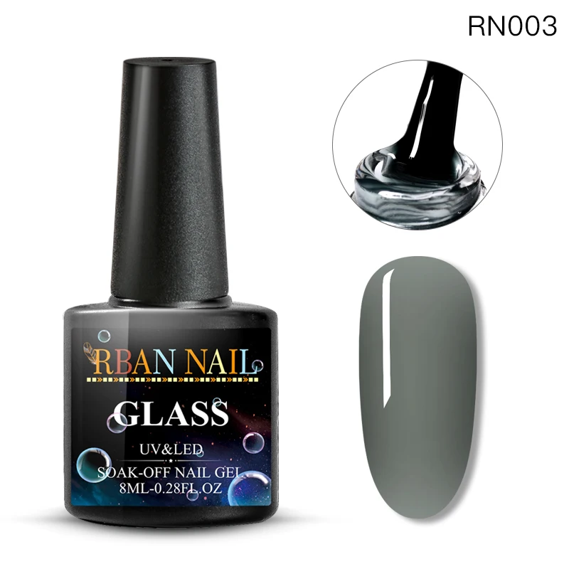 RBAN NAIL 8 мл розовый Желейный Гель-лак для ногтей полупрозрачный фиолетовый лак Длительное впитывание УФ-гель для дизайна ногтей лак - Цвет: EES02993