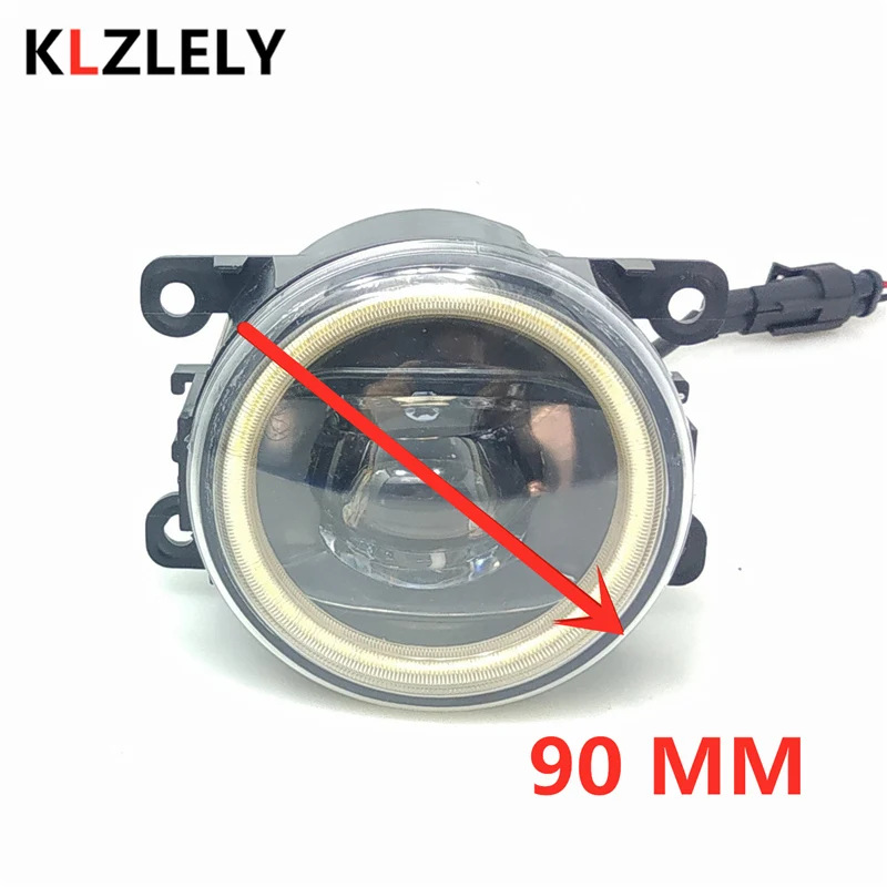 Для Renault Megane 2/3 Logan Fluence Koleos Kangoo Sandero Thalia светодиодный Противотуманные фары 20 Вт 900LM новые Противотуманные фары Angel eye белые 2 шт