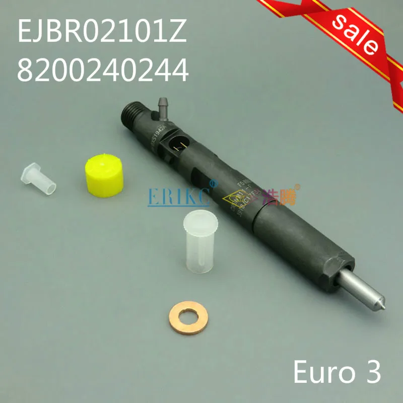 ERIKC EJBR02101Z 8200240244 топливный дизельный инжектор R02101Z Подлинная общая Топливная рампа инжектор для NISSAN KUBISTAR RENAULT CLIO KANGOO