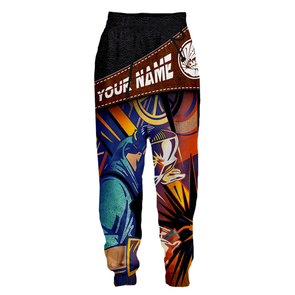 PLstar Cosmos 3DPrint Newest Welder Custom Name Combo Set Joggers Unique Casual Unisex Streetwear Hoodies/Sweatshirt/Zip Q-4