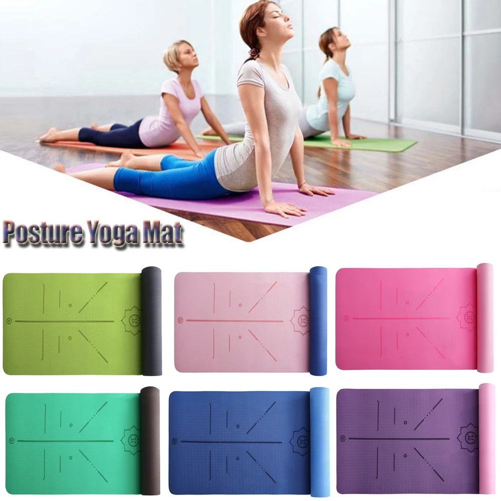 Non slip Yoga Mats Tasteless Pilates Gym Exercise Fitness Mat Living