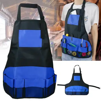 

Adjustable Practical Heavy Duty Garden Tool Apron 600D Oxford Fabric Multi-Pockets Apron for Cleaner Garden Workers Gardening U