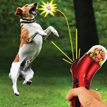

Pet Dog Snack Catapult Treat Launcher Feeder Toy Games Training Drop Shipping