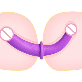 Thick Double Penetration Dildo Strapon For Lesbian Couples Long Two Headed Ended Phalos Anal Masturbation  Women To Man 2