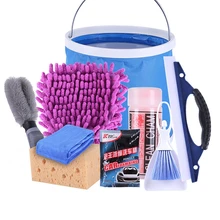 9 шт. супер мягкий инструмент для мытья автомобиля, чистящие средства, губка для мытья автомобиля, легко управляемая, автозапчасти, XQ-201