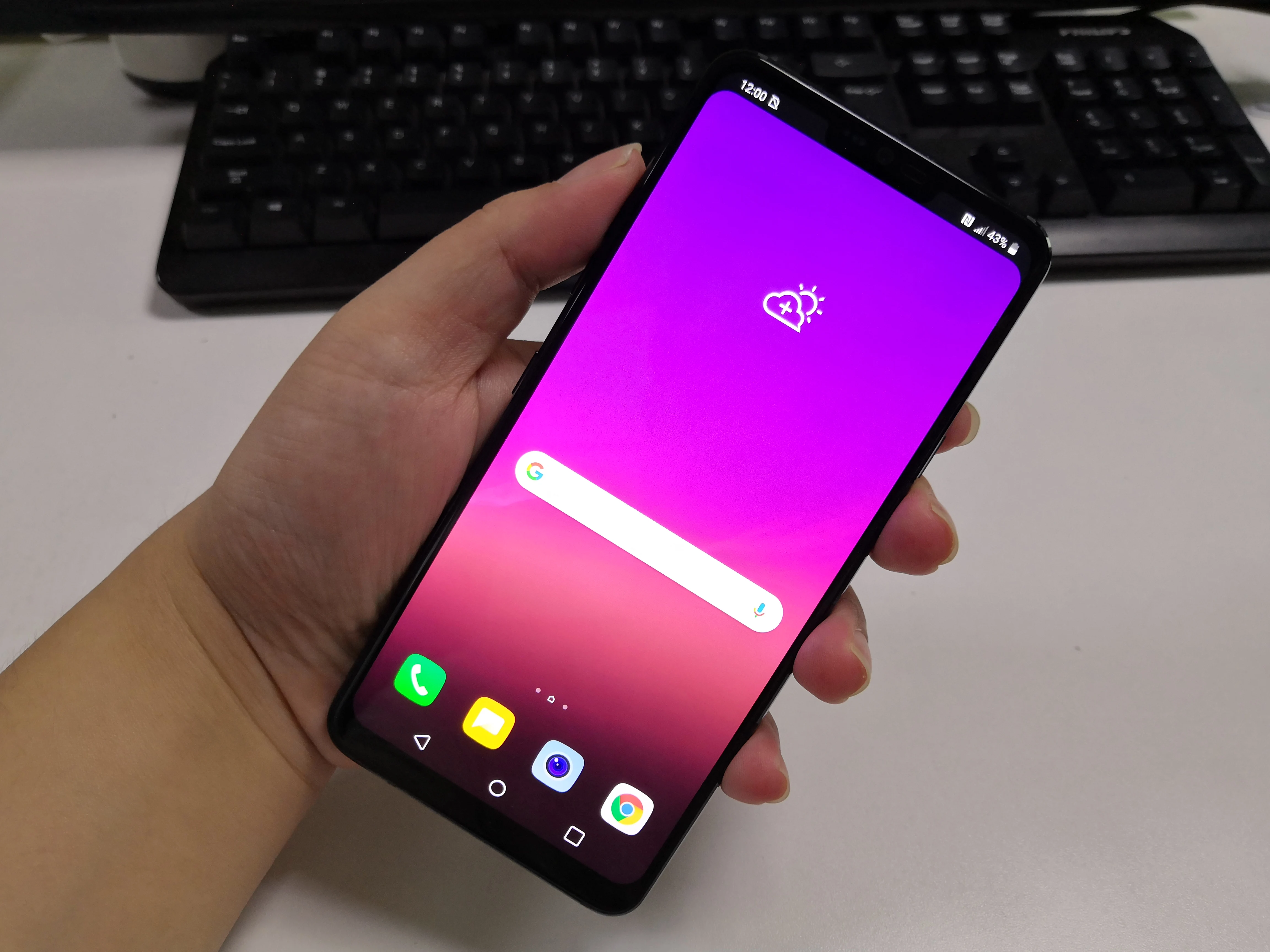 Разблокированный LG G7 ThinQ, 6,1 дюймов, четыре ядра, 4 Гб ОЗУ, 64 Гб ПЗУ, LTE, 4G, 16 МП, двойная камера заднего вида, 1440x3120, смартфон на Android