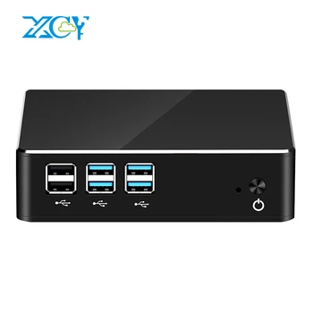 

XCY X35 Mini Desktop PC Intel Core i7 5500U i5 5200U i3 5005U Windows 10 WiFi Gigabit Ethernet HDMI VGA 6*USB Compact Computer