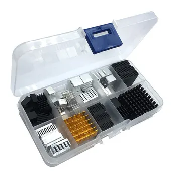 

88Pcs Heatsink Kit Small to Medium Size for Cooling Development Board Laptop CPU GPU VGA RAM IC Chips