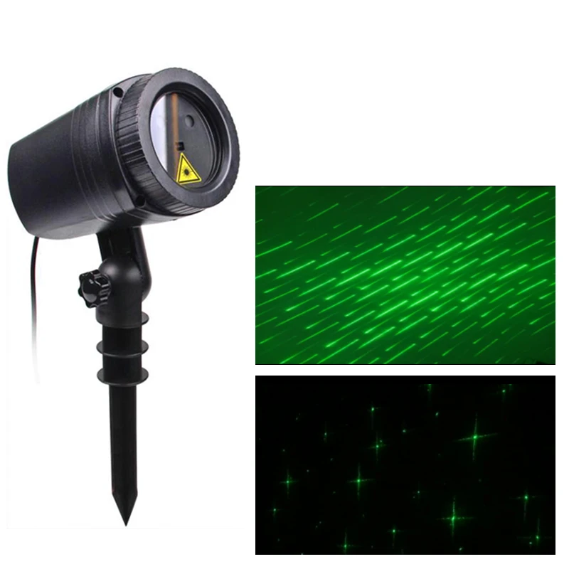 Star Laser Projector Christmas 110-240V Meteor Shower LED Projector Lamp Party Waterproof Christmas Tree Decorations for Home