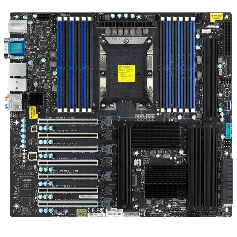 Оригинальная материнская плата для супермикро рабочая станция LGA3647 4 GPU