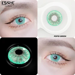 Vibrant Natural Look Colored Contact Lenses (POP10 GREEN)
