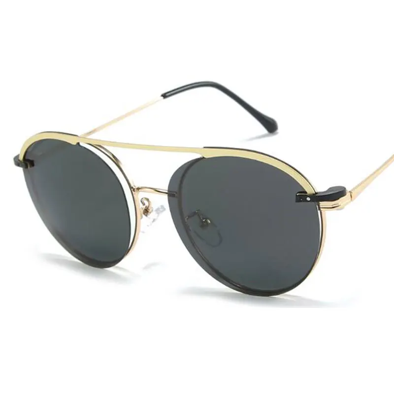 2 в 1 магнитное притяжение Солнцезащитные очки женские мужские черные круглые очки с поляризующими линзами для рыбалки вождения модные очки UV400