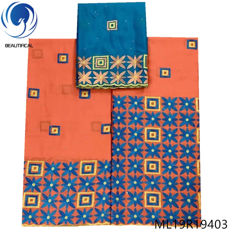 

BEAUTIFICAL Nigerian lace fabrics cotton swiss lace fabric for women 2019 New design swiss voile lace embroidery fabric ML19R194