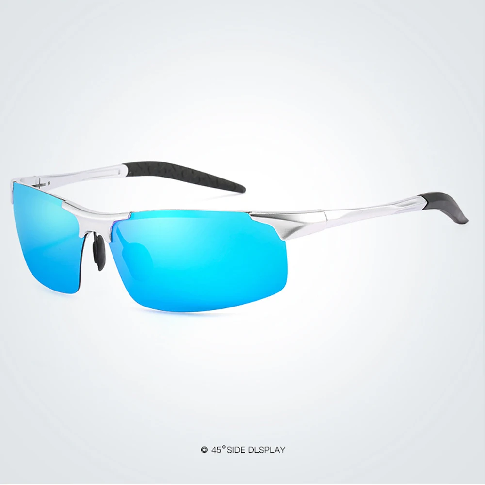 VIAHDA Classic Designer Polarized Retro Big Brand Men's Sun Glasses Driving Fishing Men gafas de sol hombre