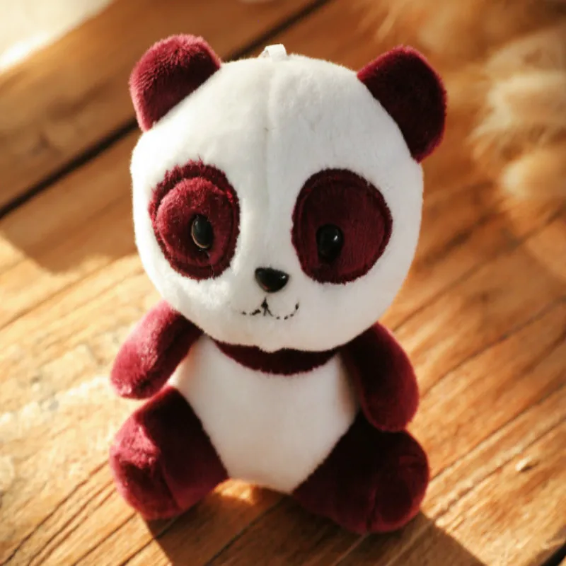 

Panda Plush Doll Bag Key Warm Heart Pendant Wedding Sprinkle Toy Children Cute Gift Panda Plush Doll Collection Small Pendant