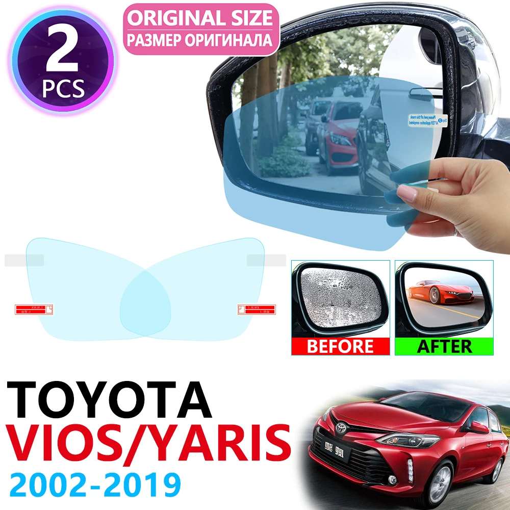 

for Toyota Innova Kijang AN40 AN140 2002~2019 Full Cover Rearview Mirror Anti-Fog Films Rainproof Anti Fog Film Accessories